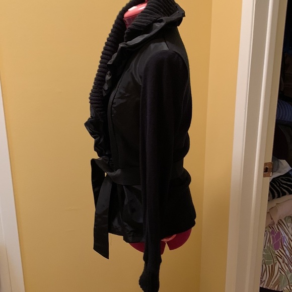 COCO and Tashi Jacket/cardigan mixed with Double Ruffled collar and sash NWOT - Picture 4 of 12